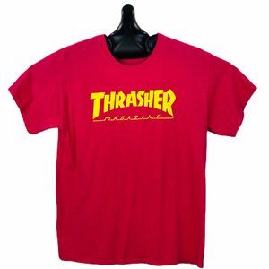 Thrasher Skate T-Shirt Large Pink